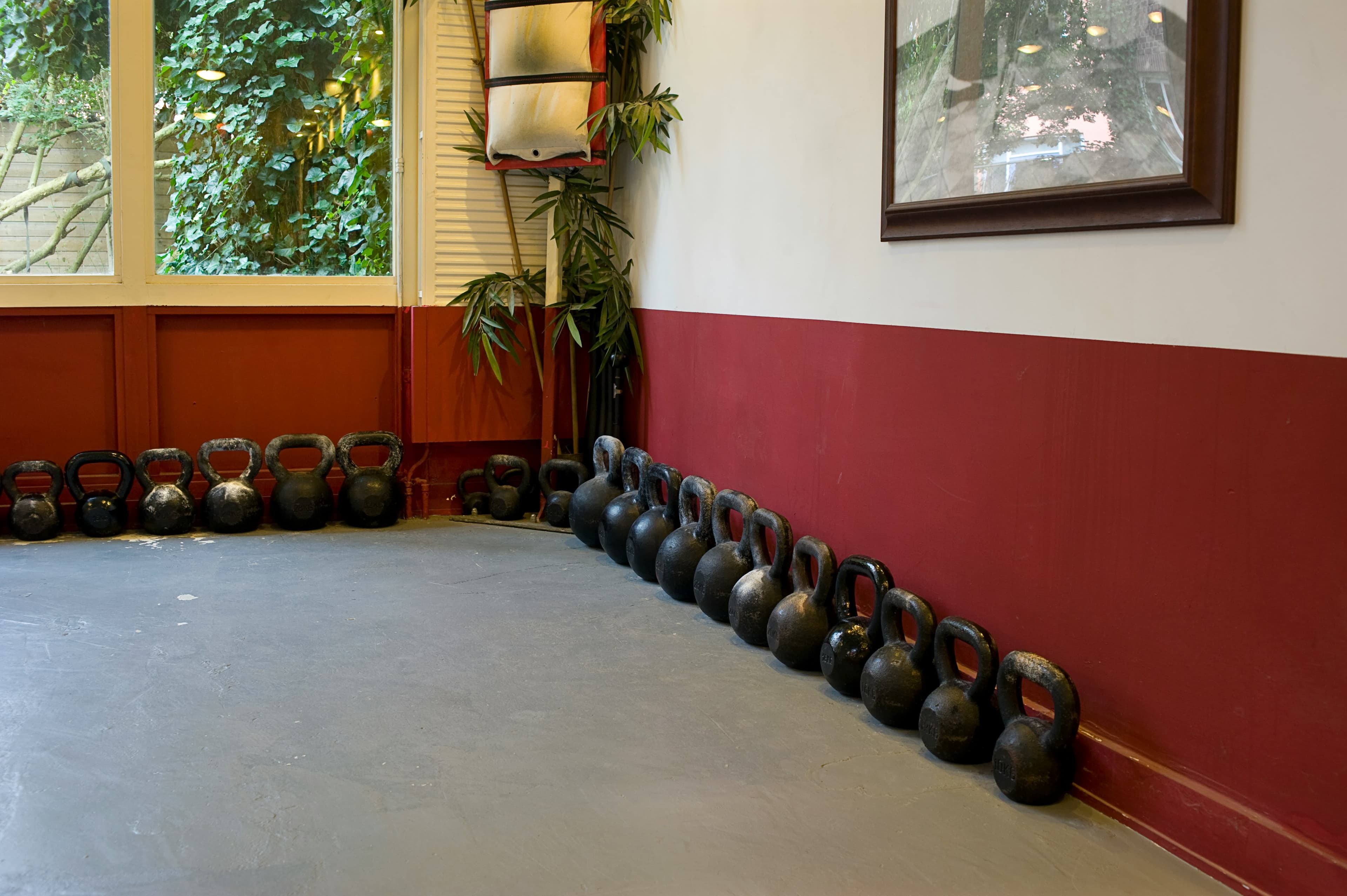 Wing Tsun treniruotės akimirka